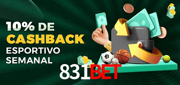 10% de bônus de cashback na 831bet
